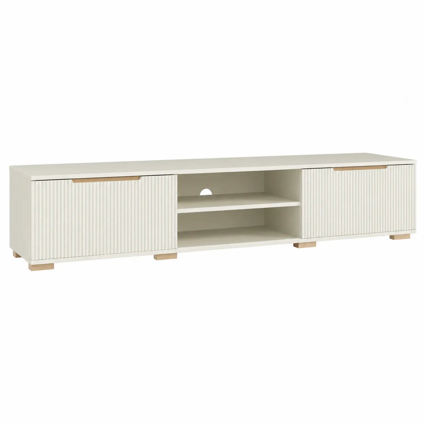 Fernsehtisch MDF Weiß 180 x 40 x 35 cm