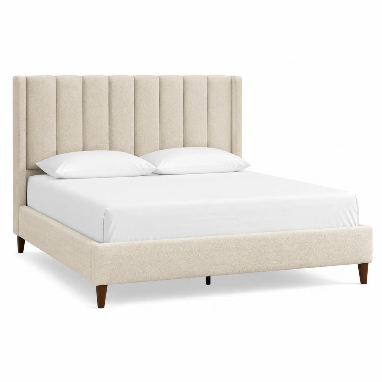 Polsterbett Polyester Beige 200x160 cm