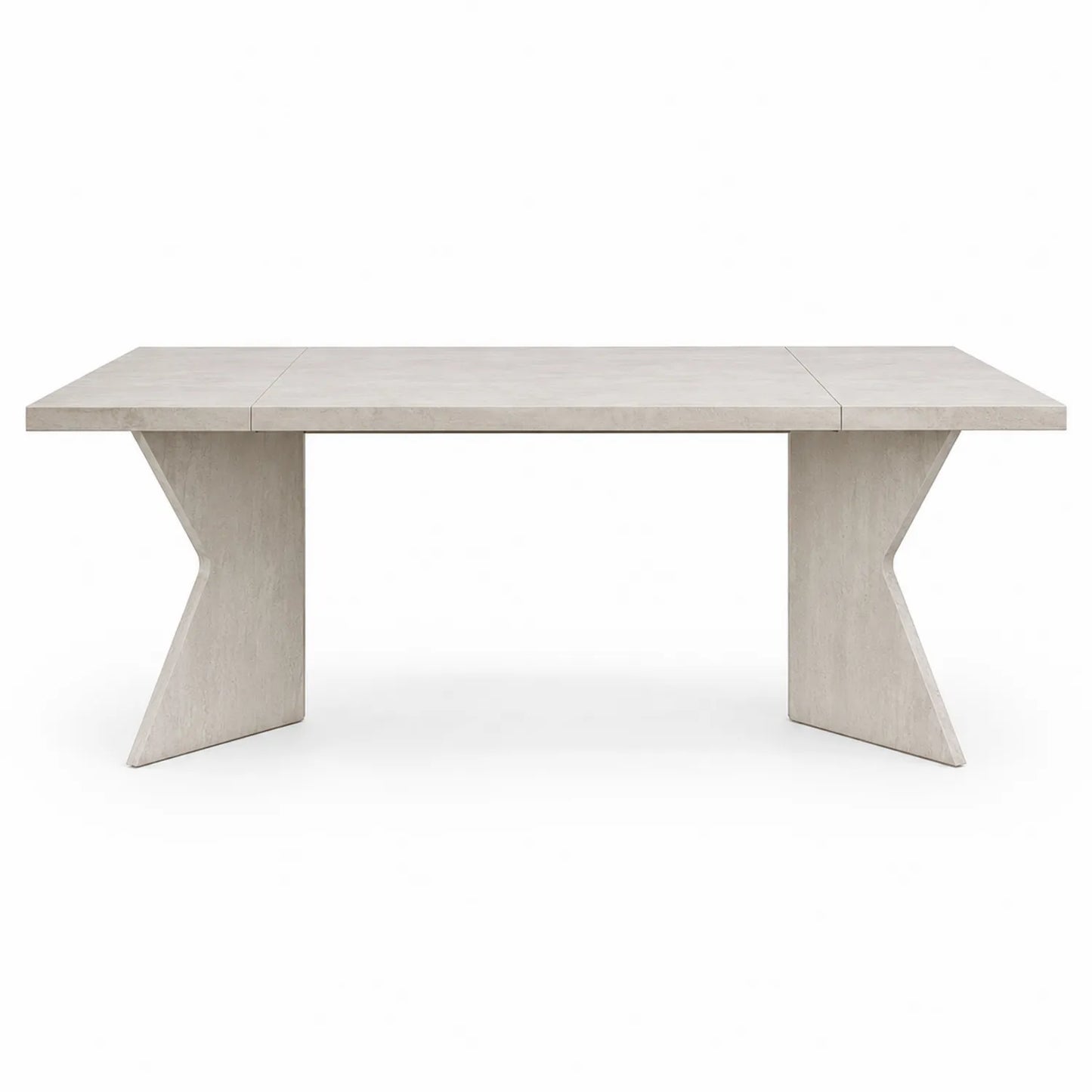 Esstisch rechteckig in Betonoptik Hellgrau 200x90 cm