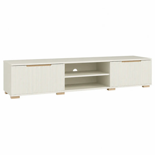 Fernsehtisch MDF Weiß 180 x 40 x 35 cm